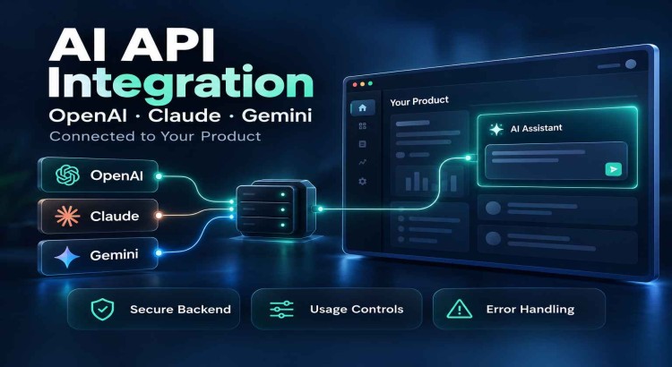 I Will Integrate OpenAI, Claude or Gemini API Into Your Product