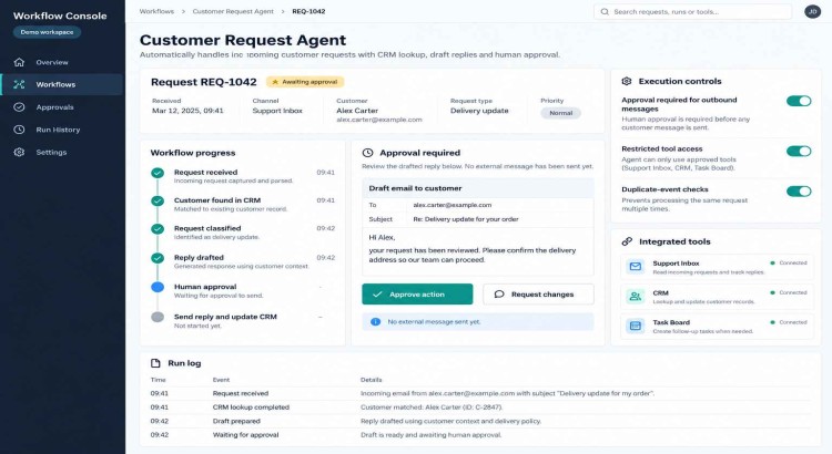 I Will Develop a Custom AI Agent to Automate Your Business Workflow